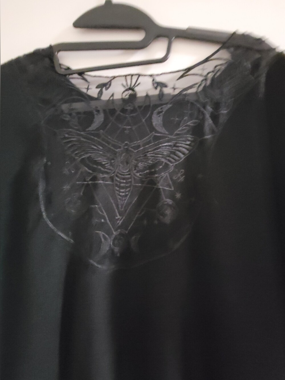 Midnight Hour Short Sleeve Moth Sweater